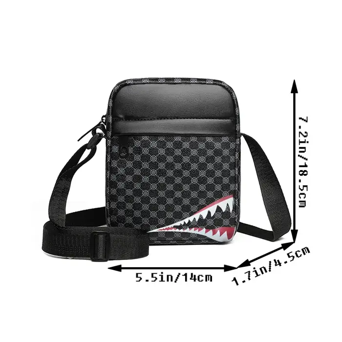 Sac à bandoulière moderne Shark Mouth - Sac