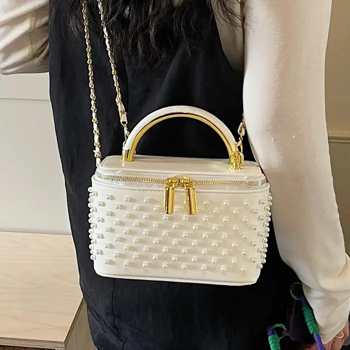 Sac à main élégant en perles pour femme