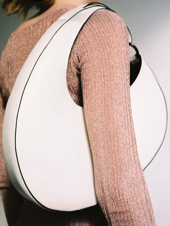 Sac demi-lune de styliste, nouvelle personnalité de la mode, sac ovale polyvalent de luxe pour femme
