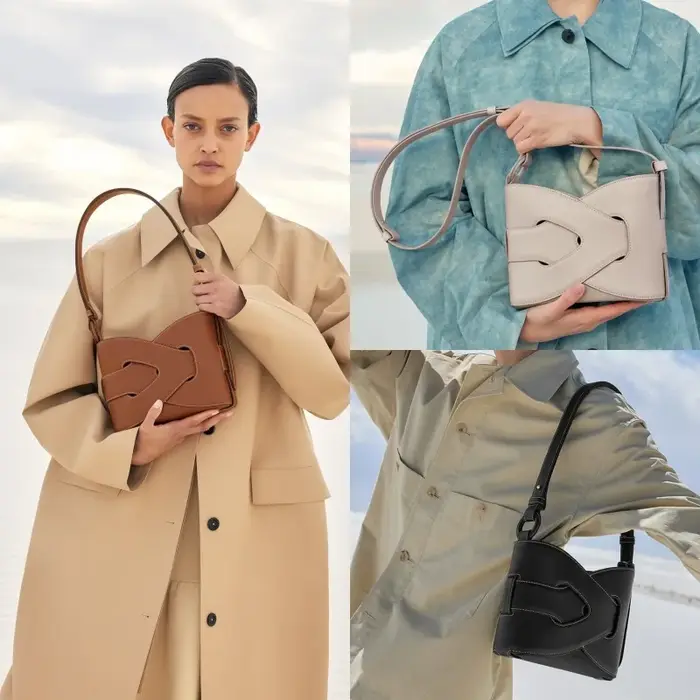 Sac à main pour femme en cuir véritable de luxe