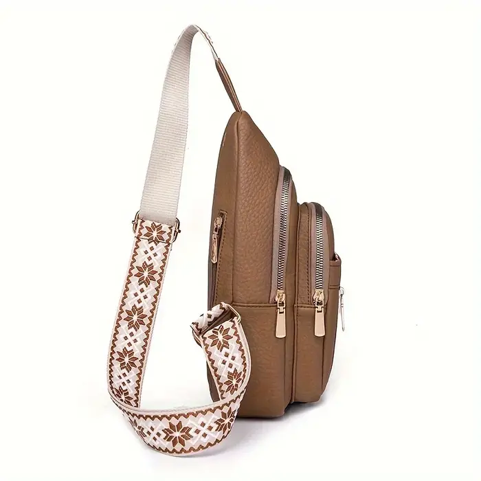 Sac à Bandoulière Rétro Chic en Cuir PU Souple