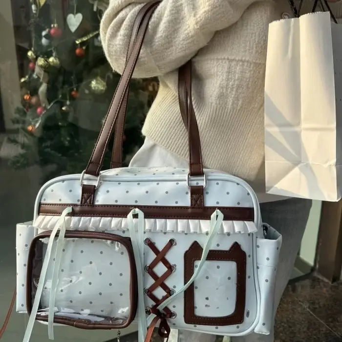 Sac fourre-tout à nœud doux et mignon pour femmes