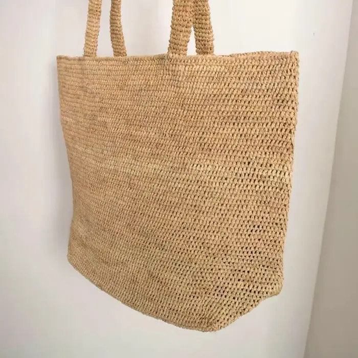 Lafite-Sac à Main Carré en Paille pour Femme