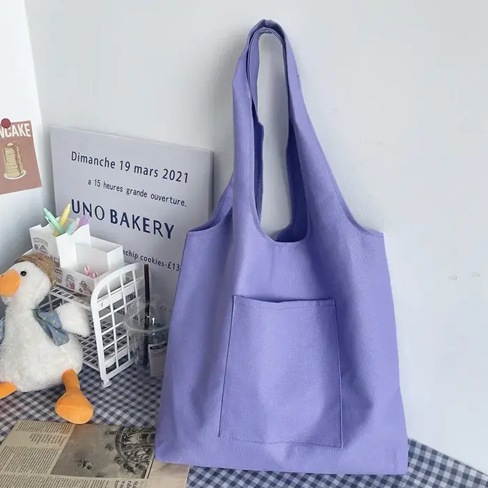 Sac fourre-tout en toile personnalisé avec impression