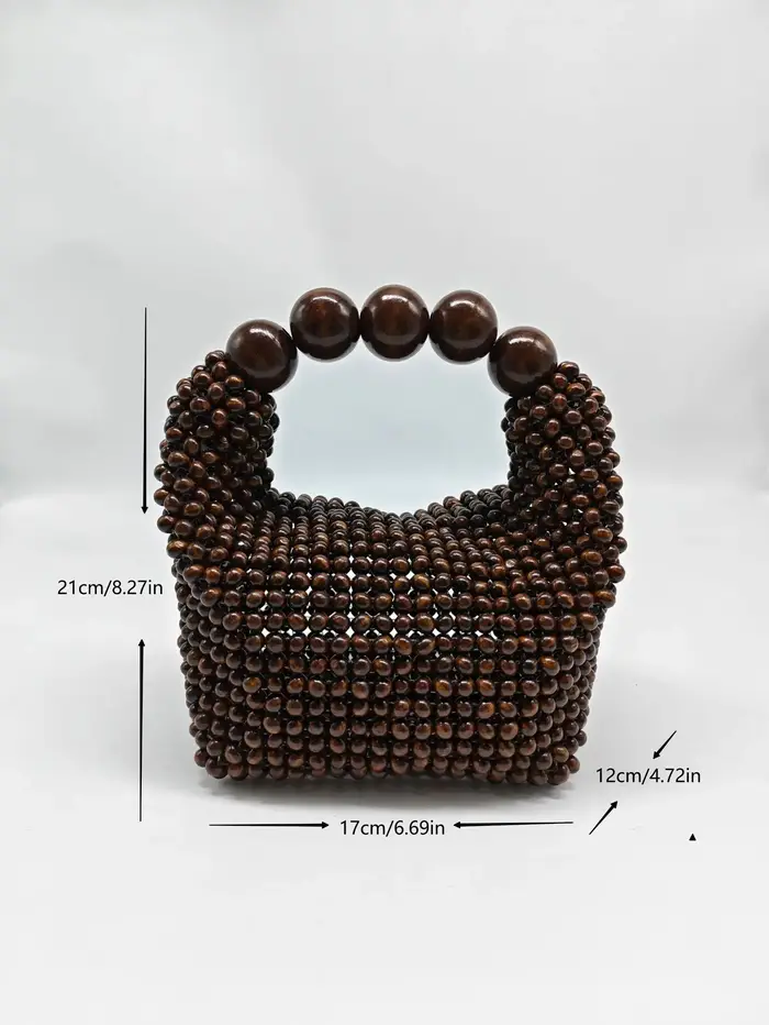 Sac à main perlé fait main pour femme