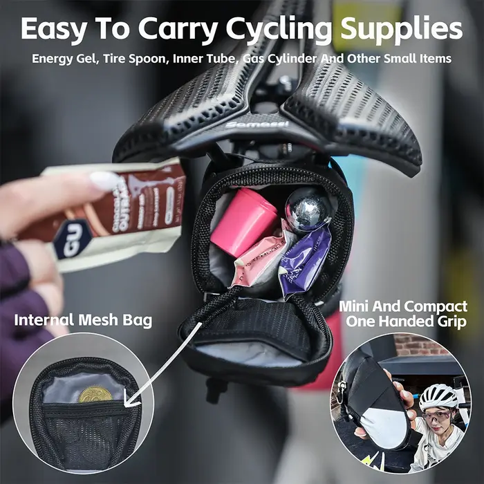 Rhinowalk sac de vélo mini sac de selle de vélo