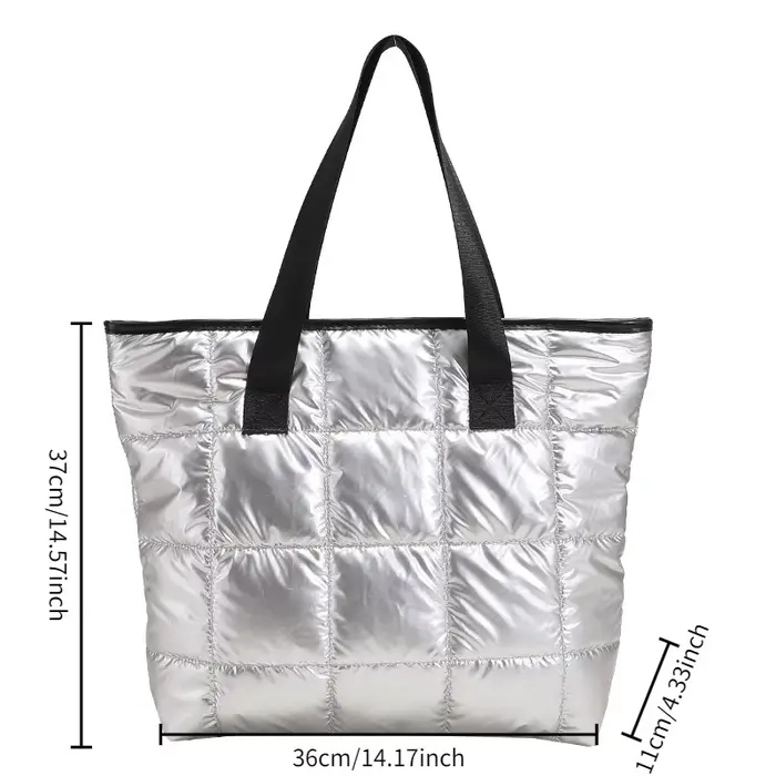 Sac à bandoulière rembourré d'hiver pour femmes