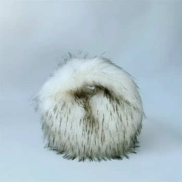 Sac à main Hobos en fausse fourrure pour femme, peluche moelleuse, sac initié, sacs sous les bras en
