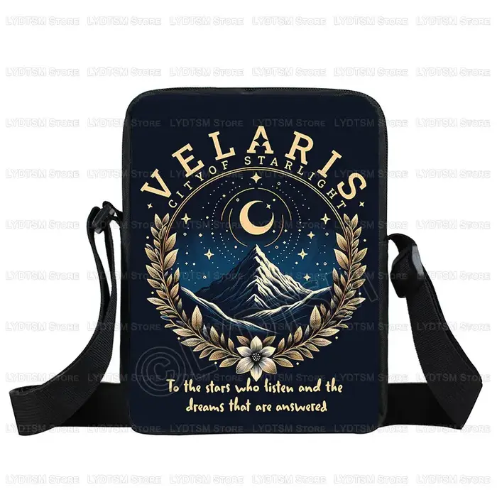 Velaris City of Starlight ACOTAR imprimer sac à bandoulière la cour de nuit femmes sac à main Suriel thé Co sacoche sacs de messager cadeau