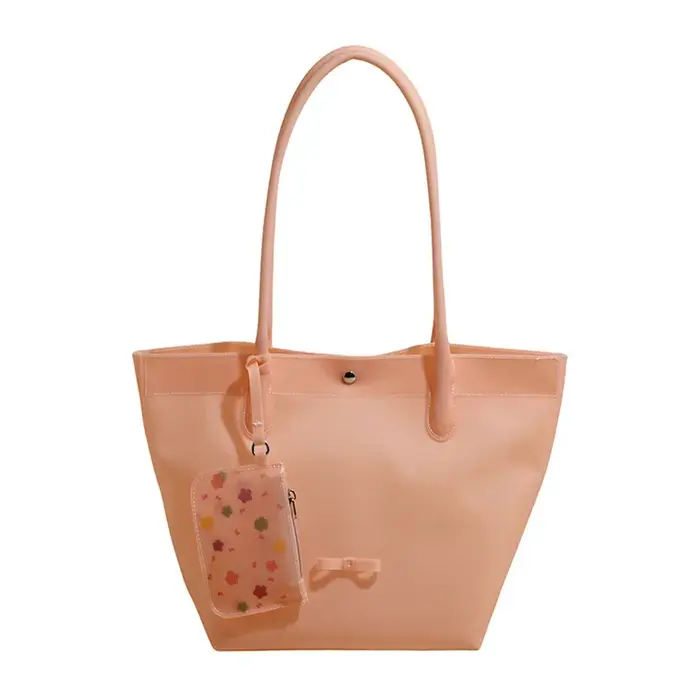 Sac fourre-tout transparent en PVC imperméable grande capacité 2026 KiiiKiii, nouveau sac à bandouli