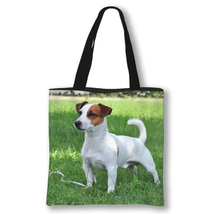 Sac à Main Décontracté à Imprimé Jack Démonterrier pour Femme, Fourre-Tout, Labrador, Chien, Animal 
