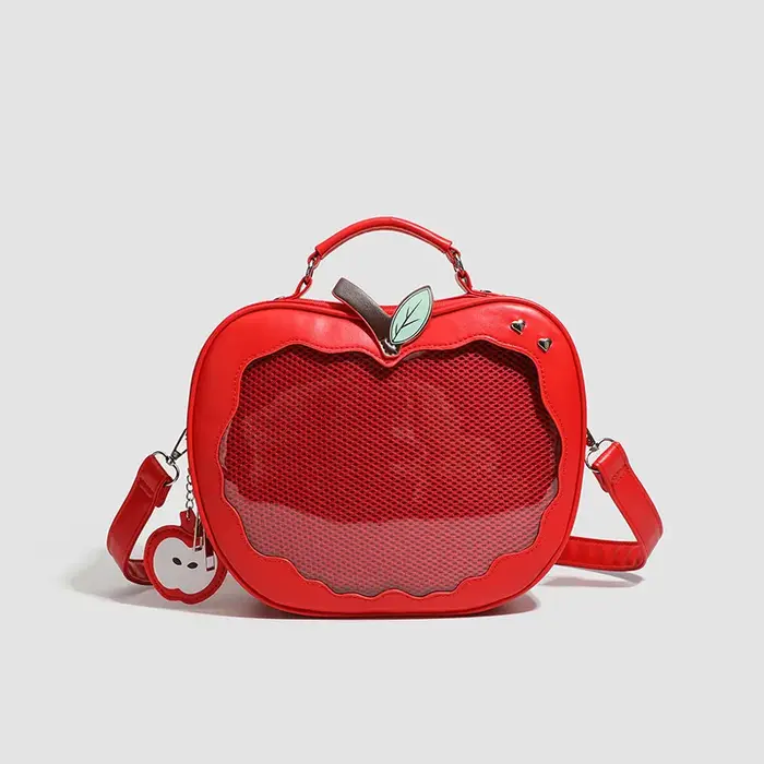 Doux filles sac à dos nouveau mignon pomme forme Itabag Niche Design poche bandoulière mode offre spéciale Transparent poupée sacs de loisirs