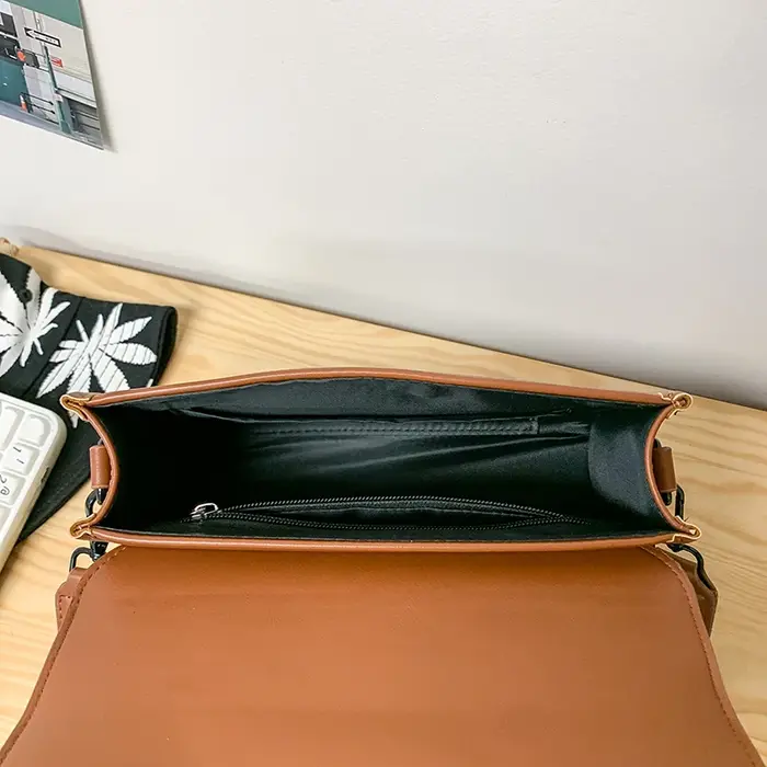 Sac messager à rabat de grande capacité pour femmes et hommes