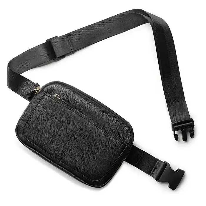 Sac de taille en cuir pour femmes, sac à bandoulière de voyage, sac de taille étanche, portefeuille 