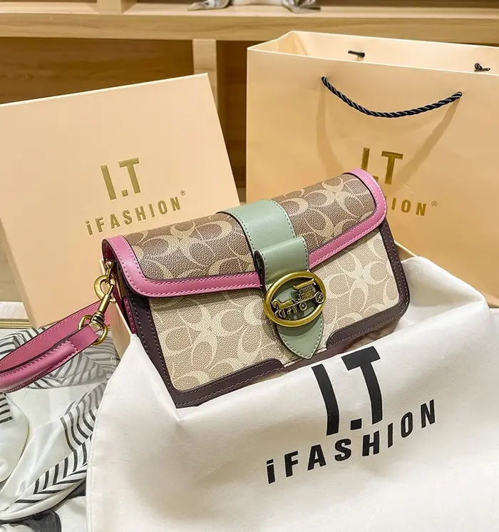 Sac à main pour femmes, nouvelle collection automne/hiver 2021, sac sous les bras de couleur contras
