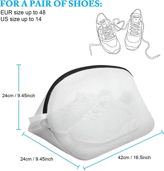Sac à linge en maille anti-déformation pour machine à laver