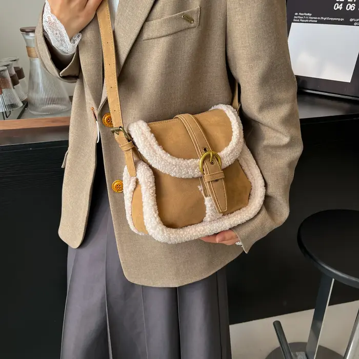 Sac à bandoulière en cuir NuSO K pour femme