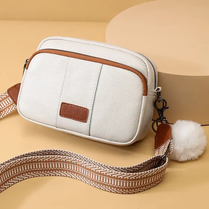 Sac à main de luxe en cuir véritable pour femmes
