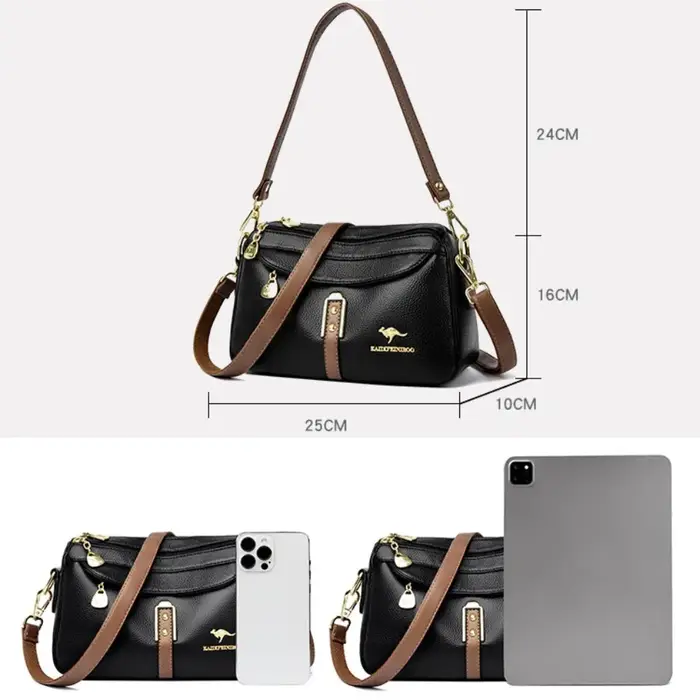 Véritable marque Top qualité en cuir de luxe Sac à main femmes sacs concepteur épaule