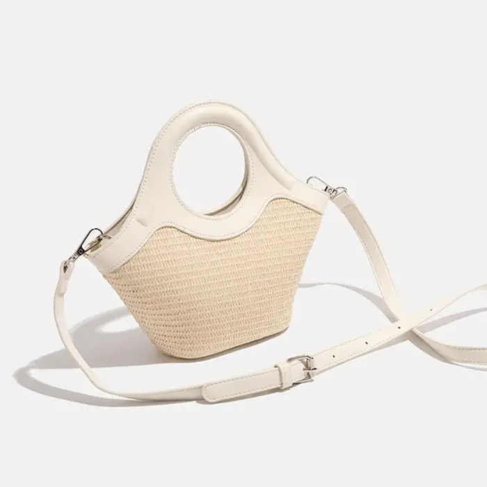 2025 femmes nouveau Design polyvalent paille tissé sacs à main dame