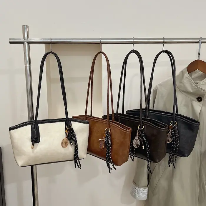 Sac à bandoulière en cuir PU pour femmes Y2K