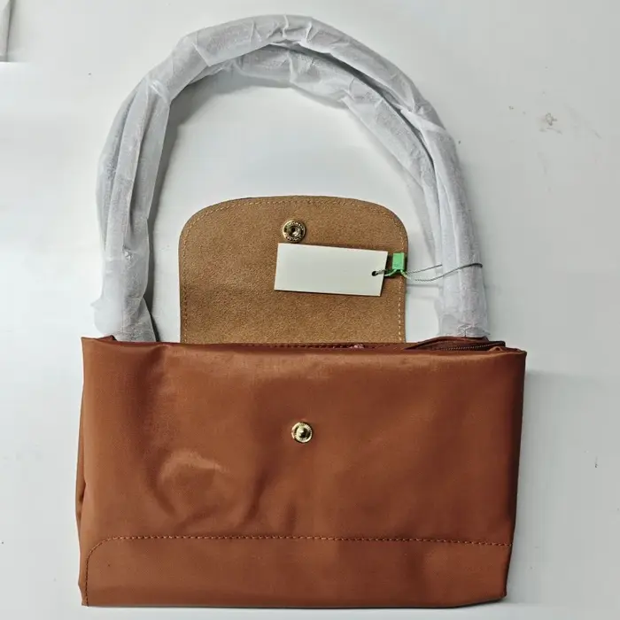 Sac fourre-tout pliable en nylon 2026 pour femme, sacs à main classiques brodés, sacs à bandoulière avec poignées courtes et longues