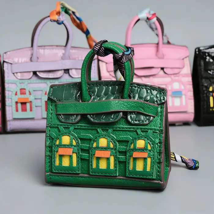 Mini sac à main en cuir fait main