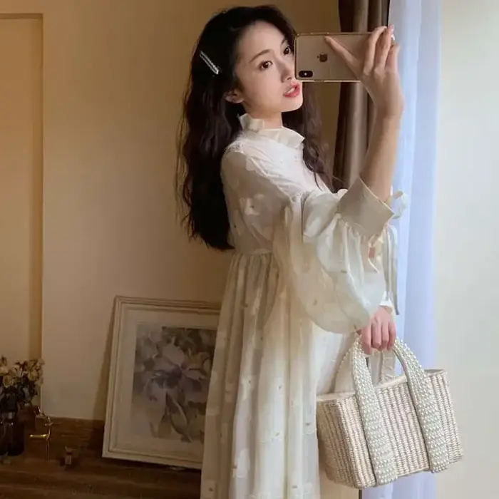 Sac à main en paille perlée pour femme
