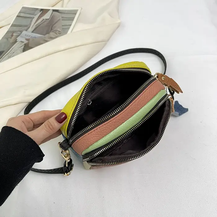 Sac en cuir véritable de vache pour femmes