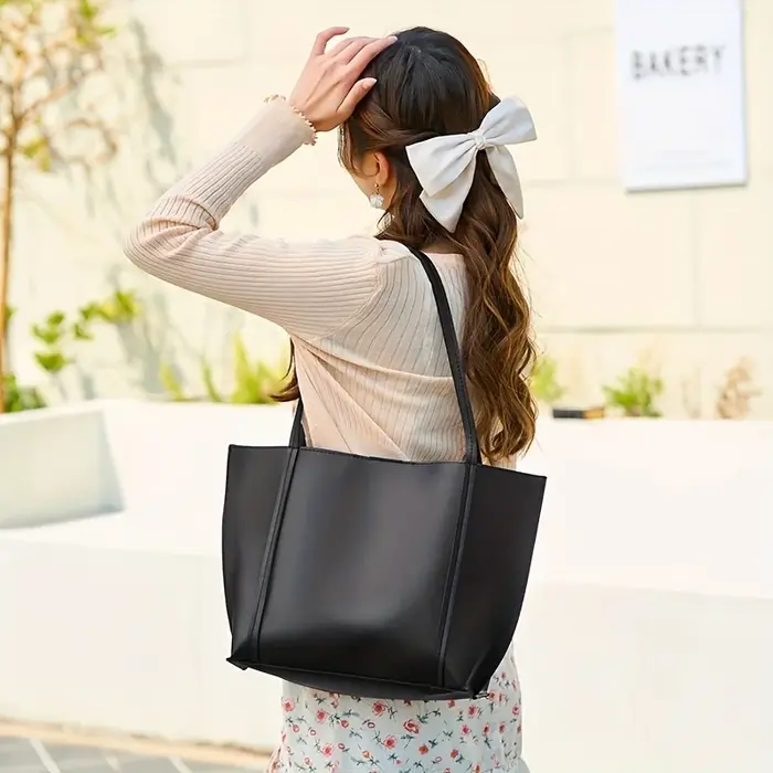 Ensemble de sacs à main noirs pour femmes