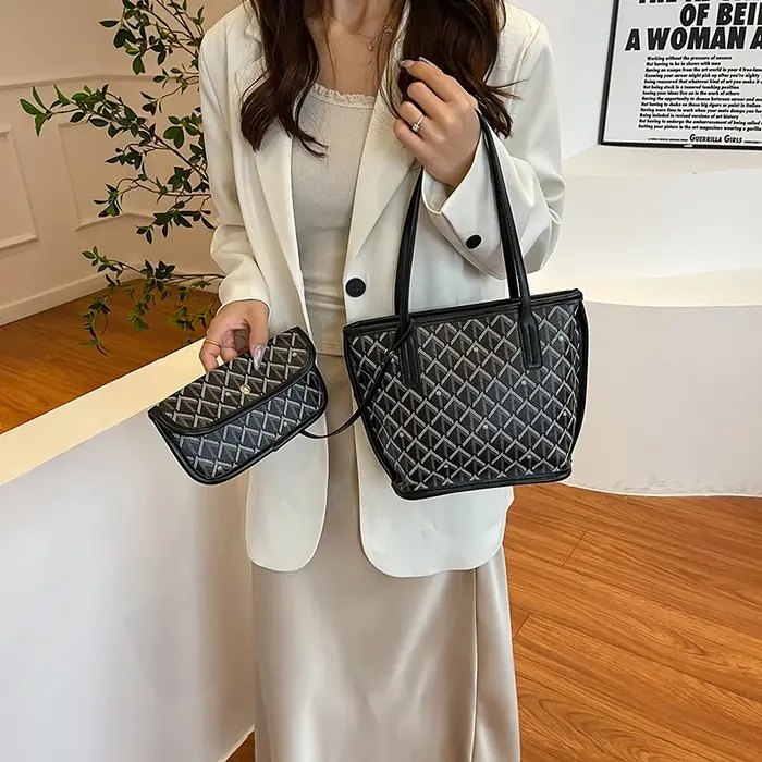 Sac fourre-tout classique grande capacité, polyvalent, pour le shopping, sac à main à bandoulière, d