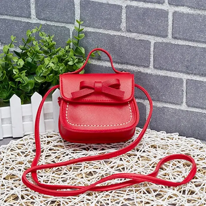 Sac à bandoulière pour petite fille avec nœud