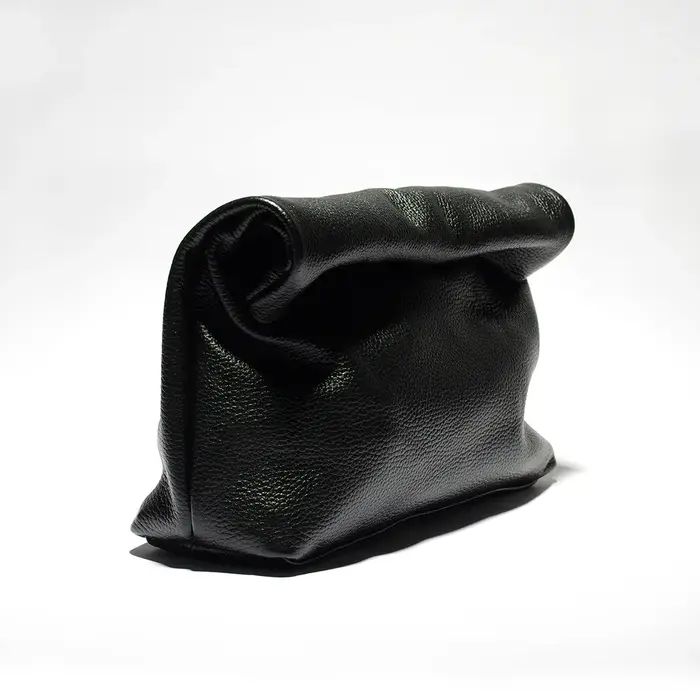Sac en cuir noir pour femme