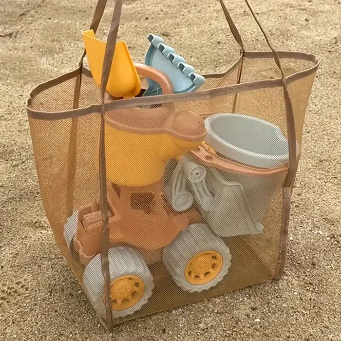 Sac de plage en maille de grande capacité - Polyester durable
