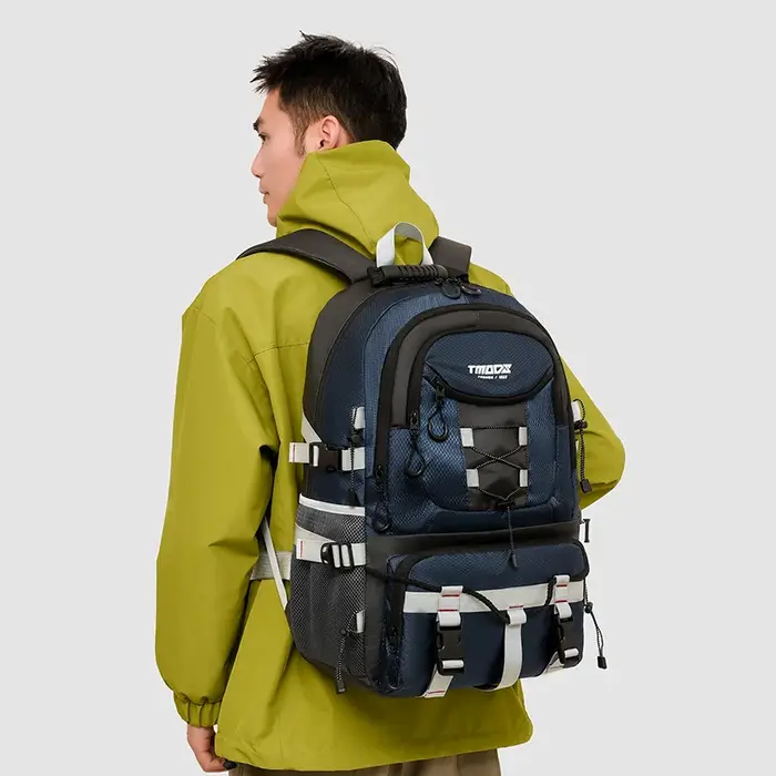 Sac à dos multicolore, sac d'alpinisme décontracté pour hommes