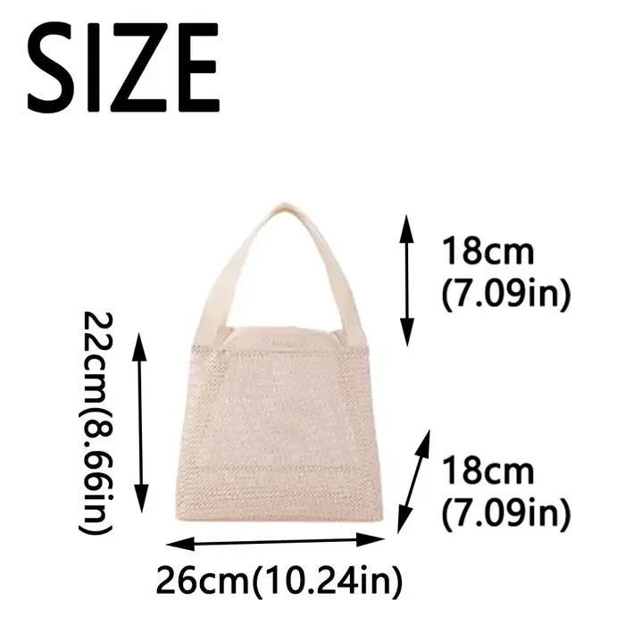 Sac de plage fourre-tout en maille décontracté