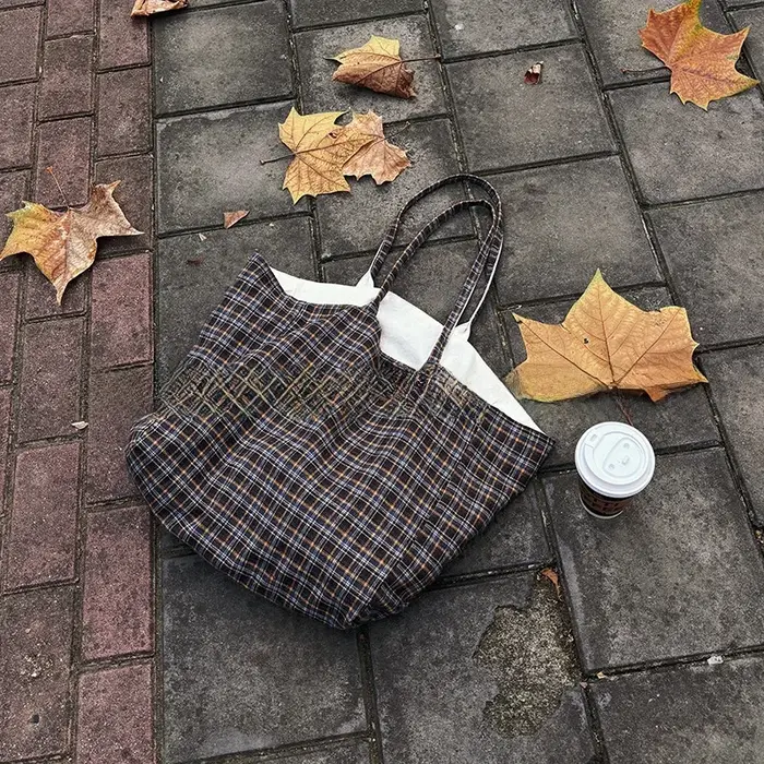 Sac fourre-tout chic en tweed pour femme