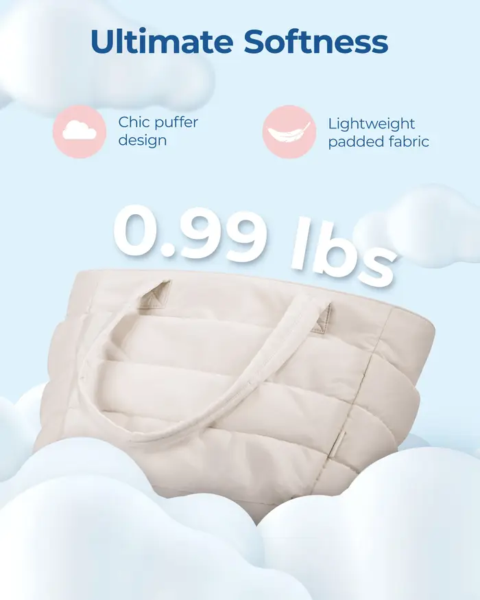 BAGSMART-Sac fourre-tout grande capacité pour femme, sac à main polyvalent, sac à provisions, sac de