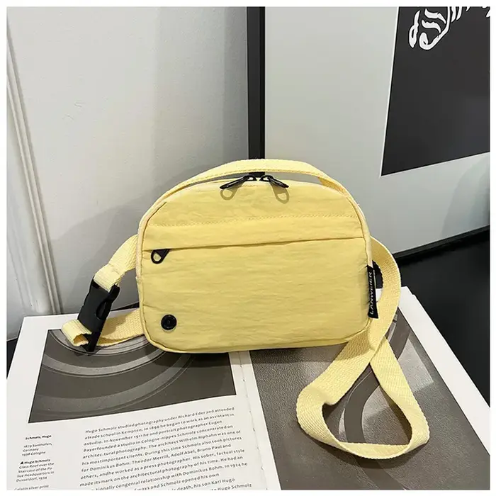 Sac à main carré de style urbain unisexe