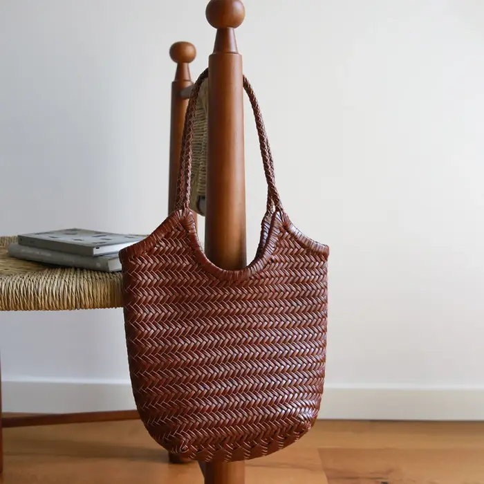 Sac fourre-tout bohème tissé
