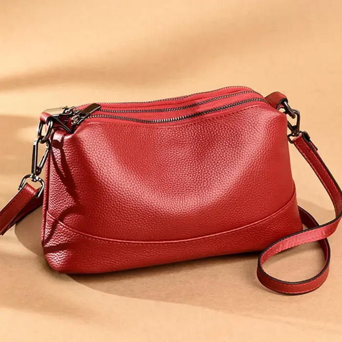 100% sacs à main en cuir véritable femmes