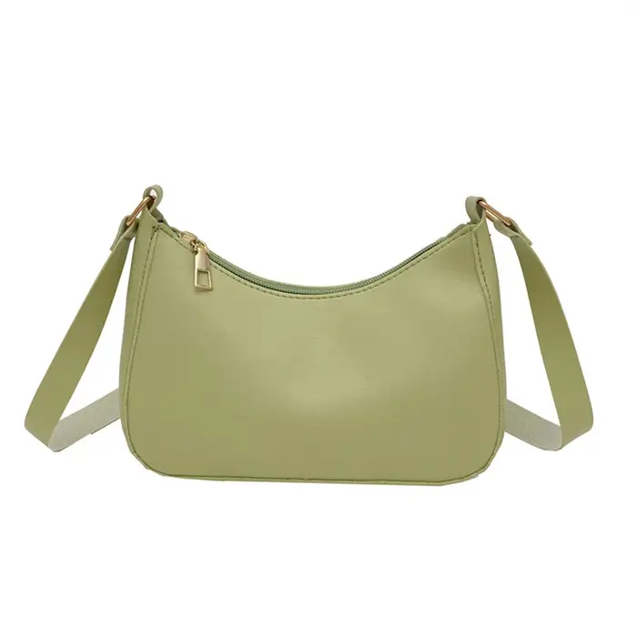Sacs à bandoulière pour femmes, sac sous le bras, sacs à main, rétro, couleur unie, en cuir PU, sacs