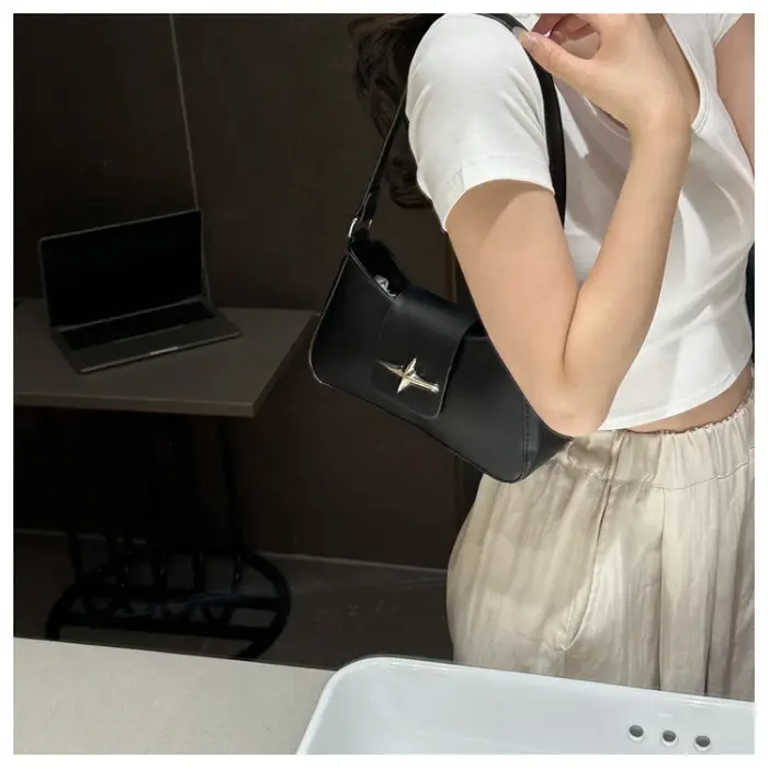 Sacs à bandoulière Vintage petit sac à main pour femmes classique en cuir PU sac