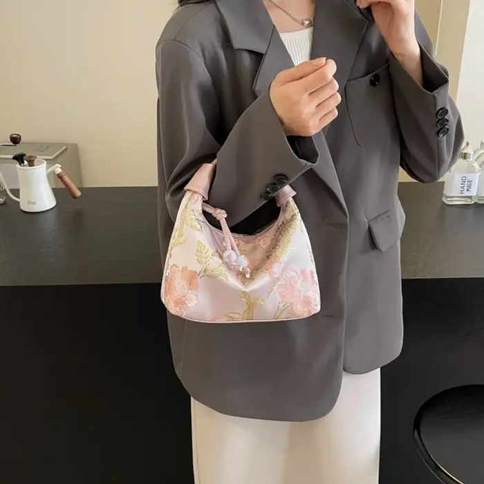 Sac à main brodé Portable de Style chinois