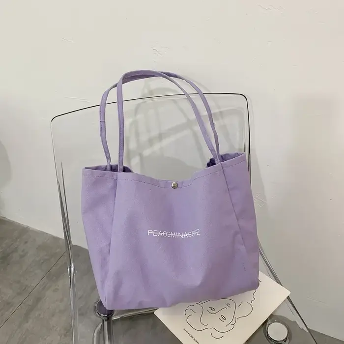 Sac en toile japonais, fourre-tout de grande capacité