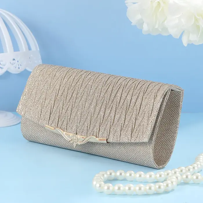 Pochette vintage française pour femme, élégante pour mariage, banquet, soirée, réception nuptiale
