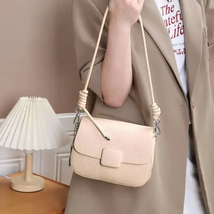 Sac à main en cuir véritable pour femmes