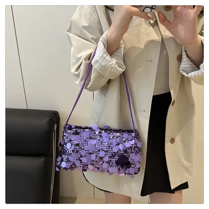 Sacs à bandoulière à paillettes pour femmes