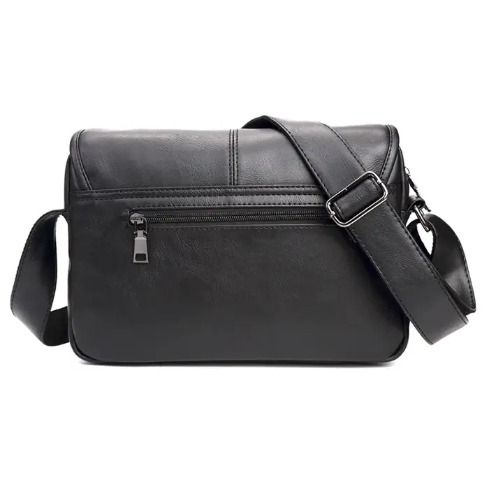 Sac messager en cuir vintage pour hommes