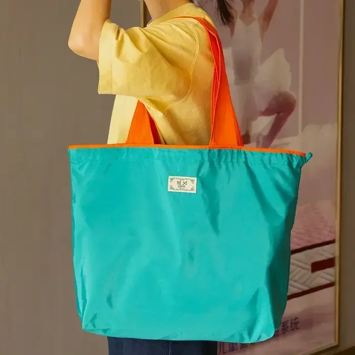 Sacs à bandoulière pliables écologiques, sac d'épicerie réutilisable pour femmes, sac de courses pli